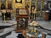 Лития на вечерни. Освящение хлебов.